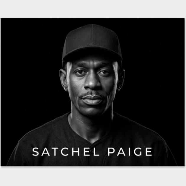 Satchel Paige Negro Leagues Legend - Vintage Portrait Wall Art by UrbanLifeApparel