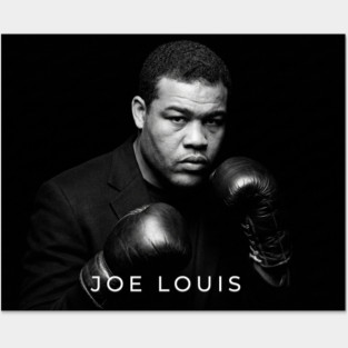 Joe Louis "The Brown Bomber" - Fine Art Boxing Portrait Posters and Art