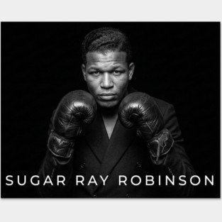 Sugar Ray Robinson - Pound for Pound King - Fine Art Portrait Posters and Art