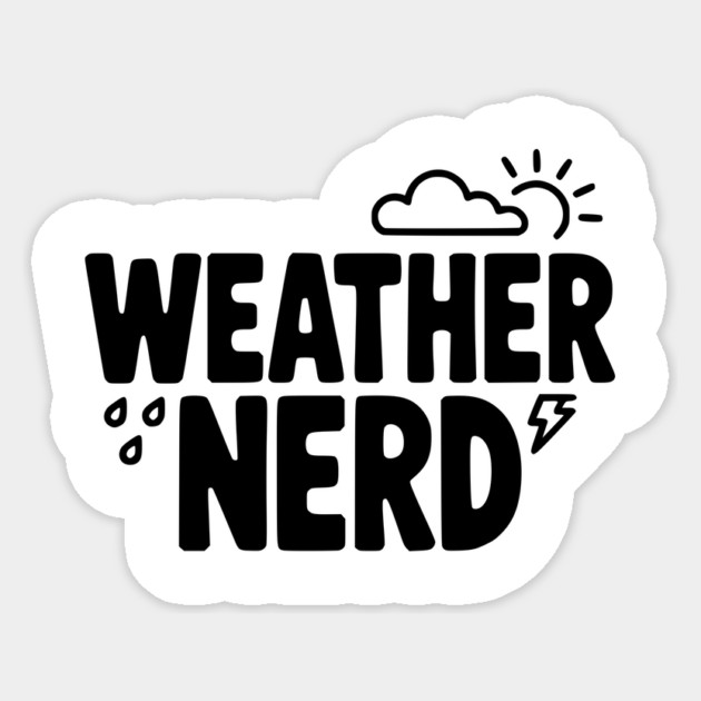 Weather Nerd Sticker by Frank Ring