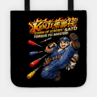 Kenji “Storm of Screws” Sato – Torque Fu Master Tote