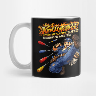 Kenji “Storm of Screws” Sato – Torque Fu Master Mug
