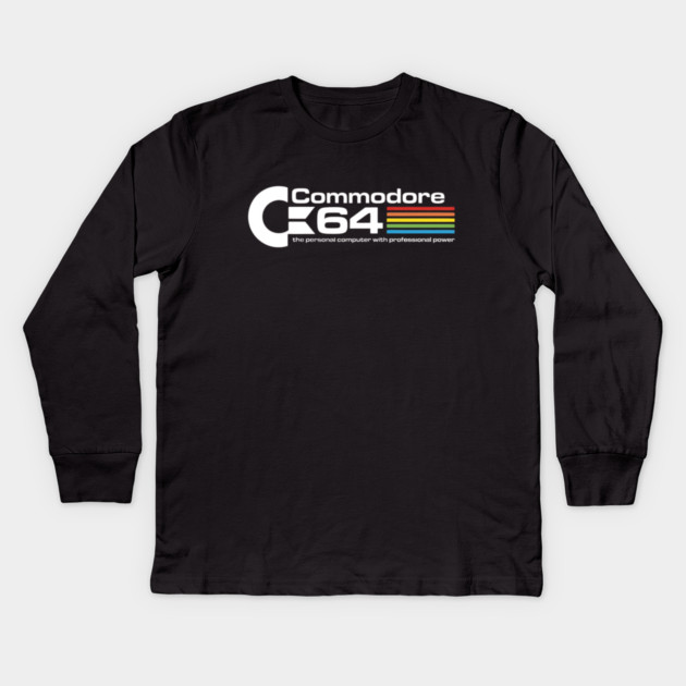 Commodore 64 Kids Long Sleeve T-Shirt by Litehouse Tees