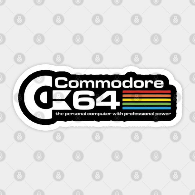 Commodore 64 Sticker by Litehouse Tees