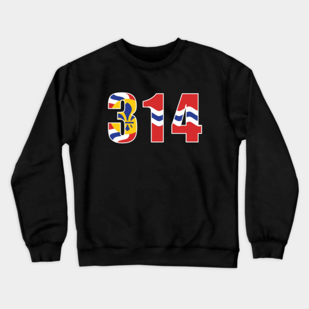 314 STL Crewneck Sweatshirt by Litehouse Tees