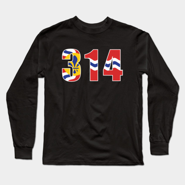 314 STL Long Sleeve T-Shirt by Litehouse Tees