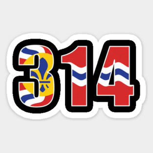 314 STL Sticker