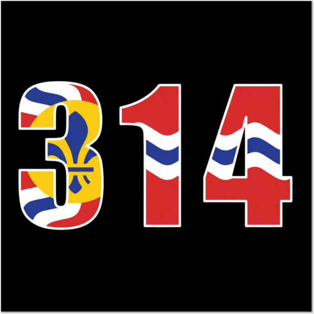 314 STL Wall Art by Litehouse Tees