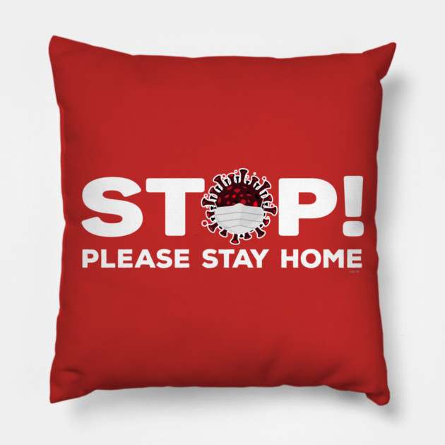 Social Distancing Funny Germ with Mask Pillow by creative