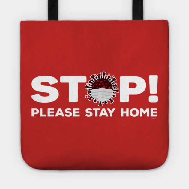 Social Distancing Funny Germ with Mask Tote by creative