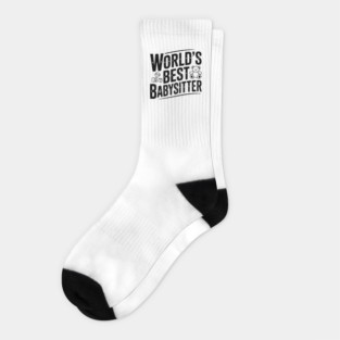 World's Best Babysitter Socks