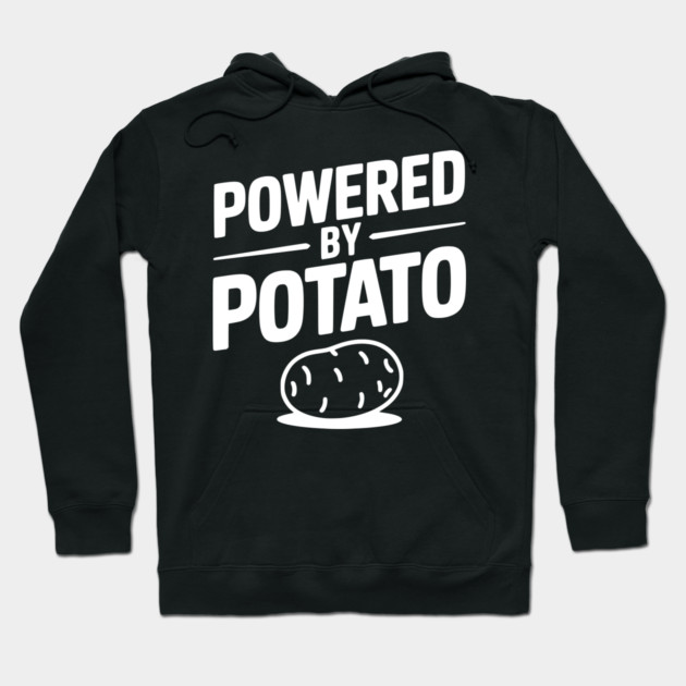 Powered by Potato Hoodie by Frank Ring