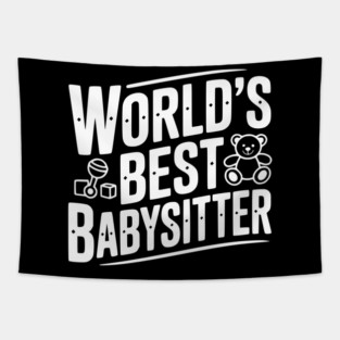 World's Best Babysitter Tapestry