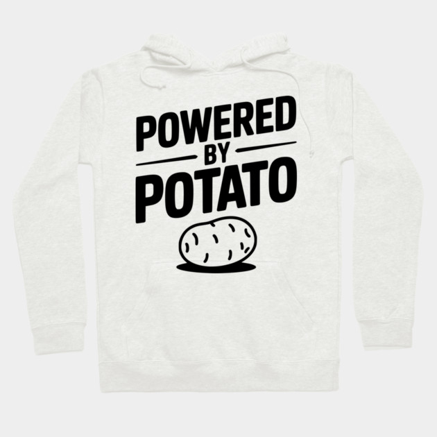 Powered by Potato Hoodie by Frank Ring