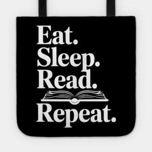 Eat. Sleep. Read. Repeat. Tote