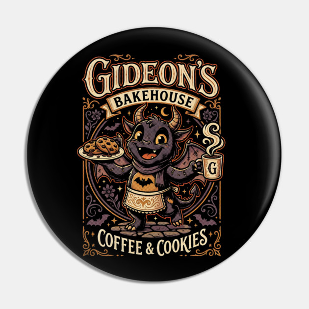 Gideon's Bakehouse Coffee and Cookies Gothic Monster Springs Pin by Joaddo