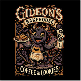 Gideon's Bakehouse Coffee and Cookies Gothic Monster Springs Posters and Art