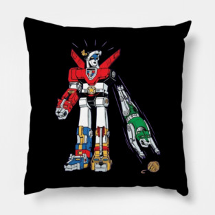 Voltron Yarn Pillow