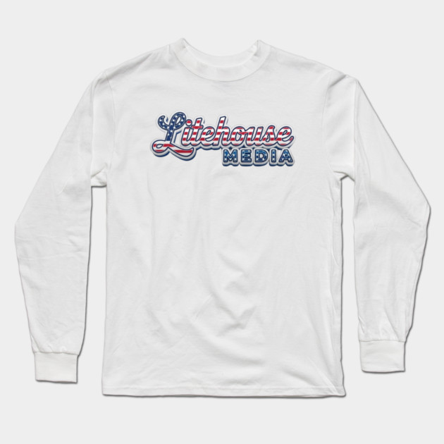 Litehouse Media USA Long Sleeve T-Shirt by Litehouse Tees