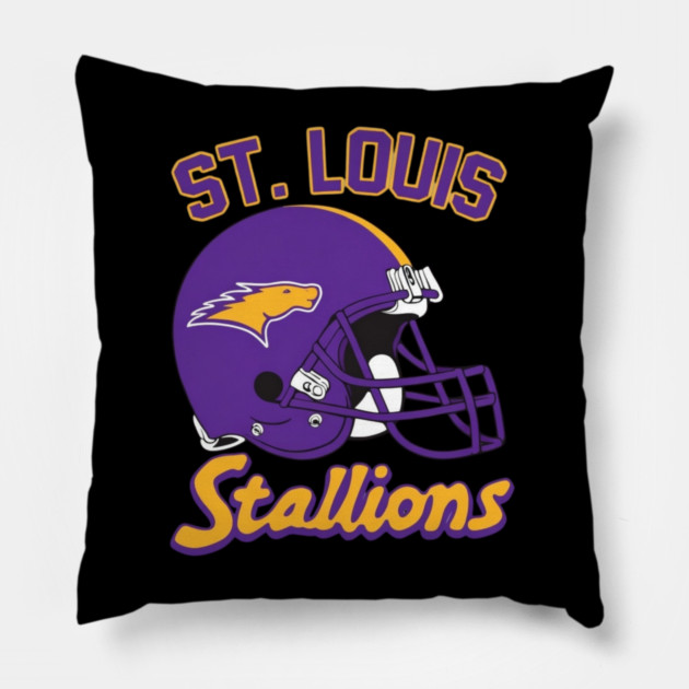 St. Louis Stallions Pillow by Litehouse Tees