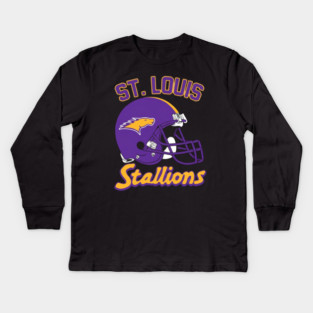 St. Louis Stallions Kids Long Sleeve T-Shirt