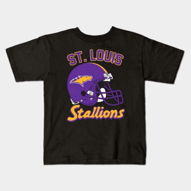 St. Louis Stallions Kids T-Shirt by Litehouse Tees