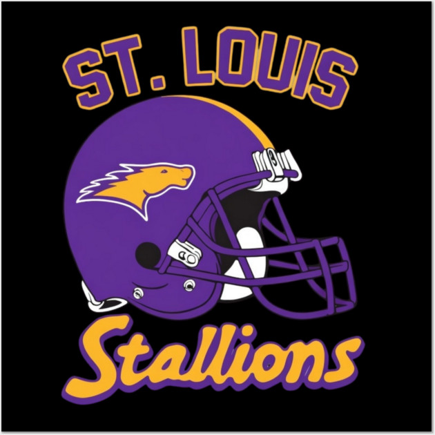St. Louis Stallions Wall Art by Litehouse Tees