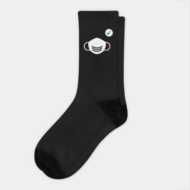 Wear a Mask when outside Socks by creative