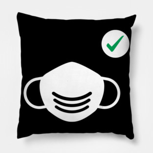 Wear a Mask when outside Pillow