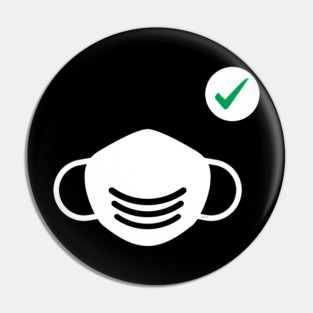 Wear a Mask when outside Pin