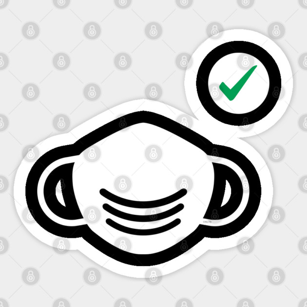 Wear a Mask when outside Sticker by creative