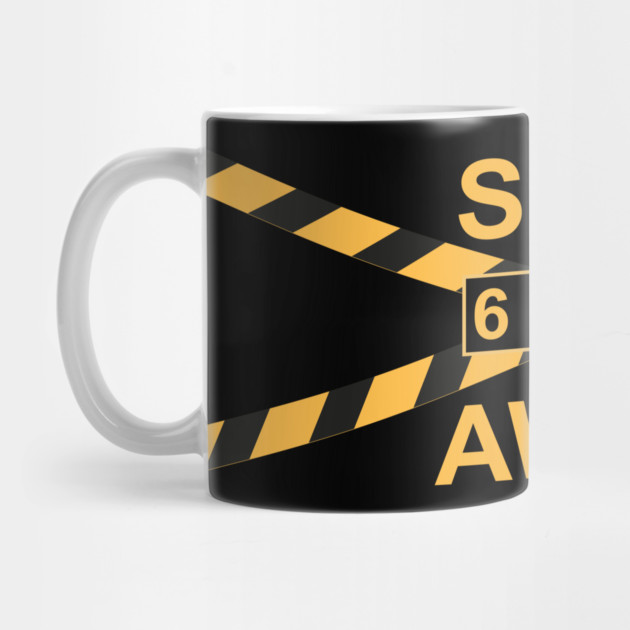 Stay 6 feet Away Police Tape Awareness by creative