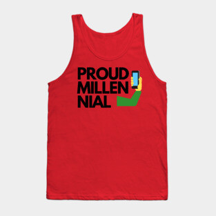 Proud Millennial Selfie Tank Top