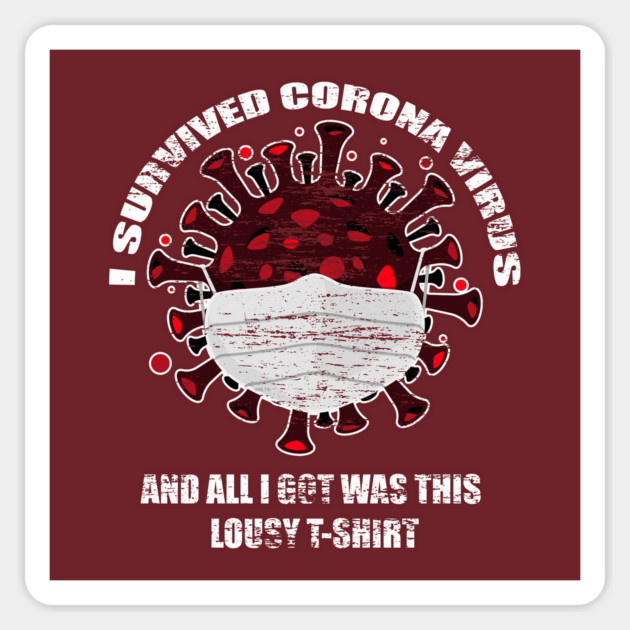 I survived Corona Virus Magnet by creative