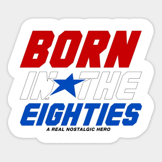 Born In The Eighties Magnet by Litehouse Tees