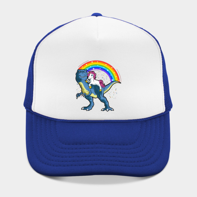 Unicorn Riding a T-Rex Dinosaur Funny by creative