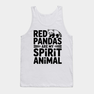 Red Pandas are My Spirit Animal Tank Top