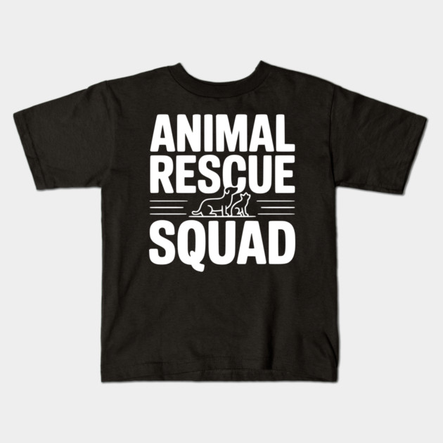 Animal Rescue Squad Kids T-Shirt by Frank Ring