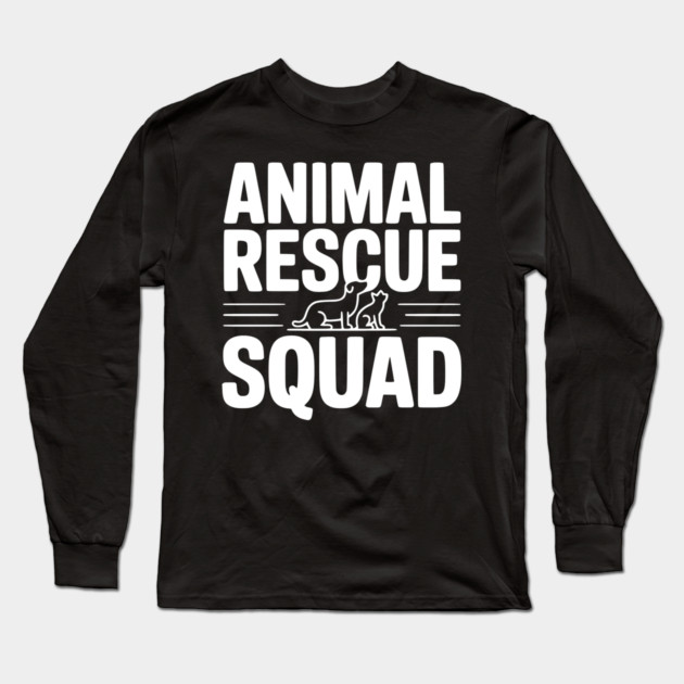Animal Rescue Squad Long Sleeve T-Shirt by Frank Ring