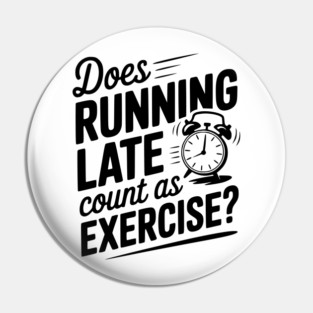 Does Running Late Count as Exercise? Pin