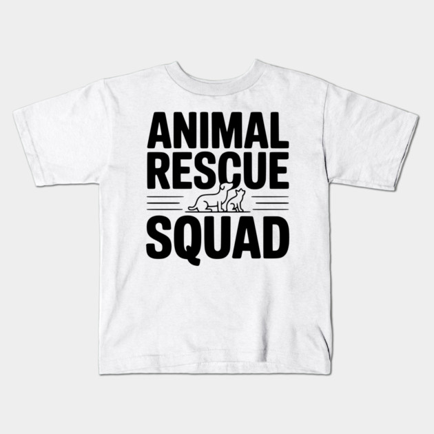 Animal Rescue Squad Kids T-Shirt by Frank Ring