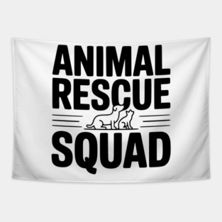 Animal Rescue Squad Tapestry