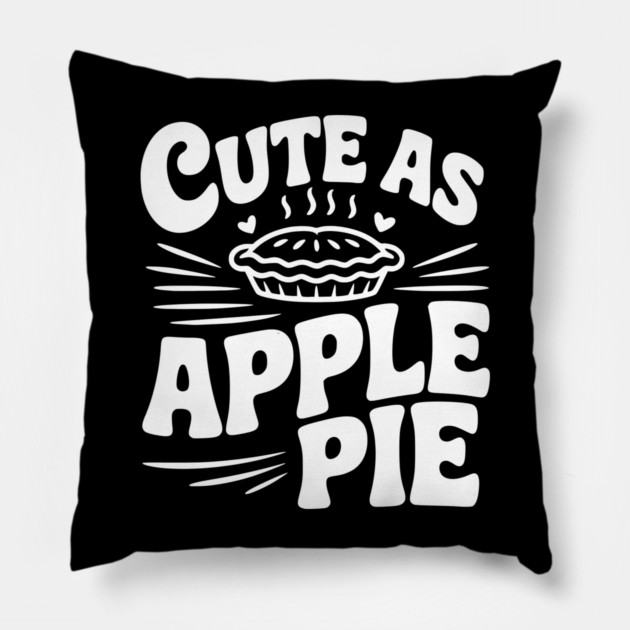 Cute as Apple Pie Pillow by Frank Ring