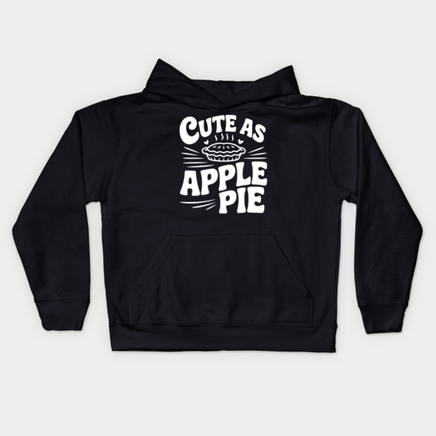 Cute as Apple Pie Kids Hoodie by Frank Ring