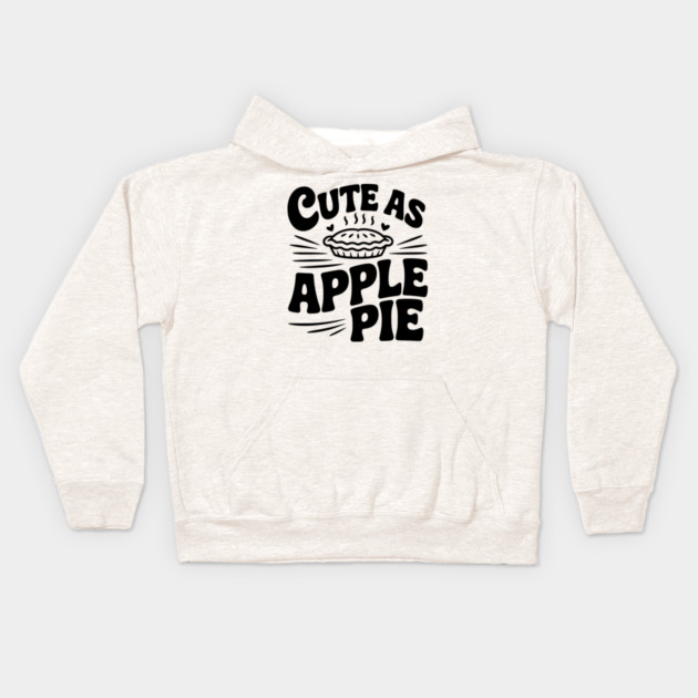 Cute as Apple Pie Kids Hoodie by Frank Ring
