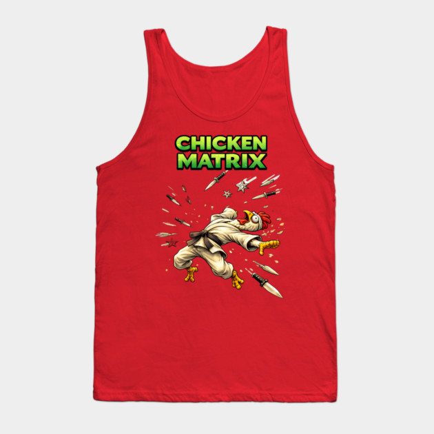 Chicken Matrix Tank Top by CrazyGirl