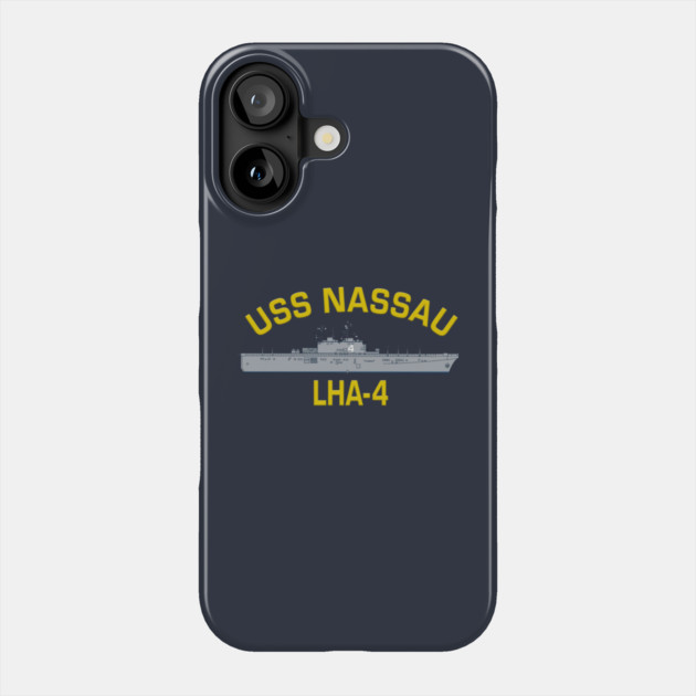 USS Nassau LHA-4 Phone Case by Litehouse Tees