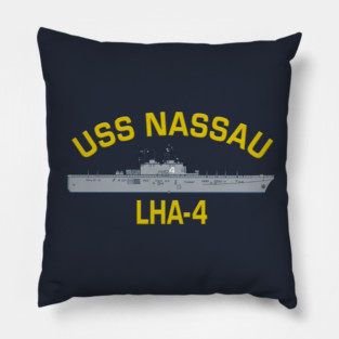 USS Nassau LHA-4 Pillow