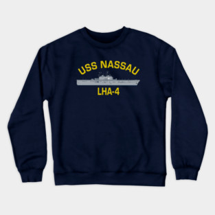 USS Nassau LHA-4 Crewneck Sweatshirt