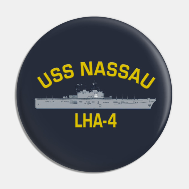 USS Nassau LHA-4 Pin by Litehouse Tees